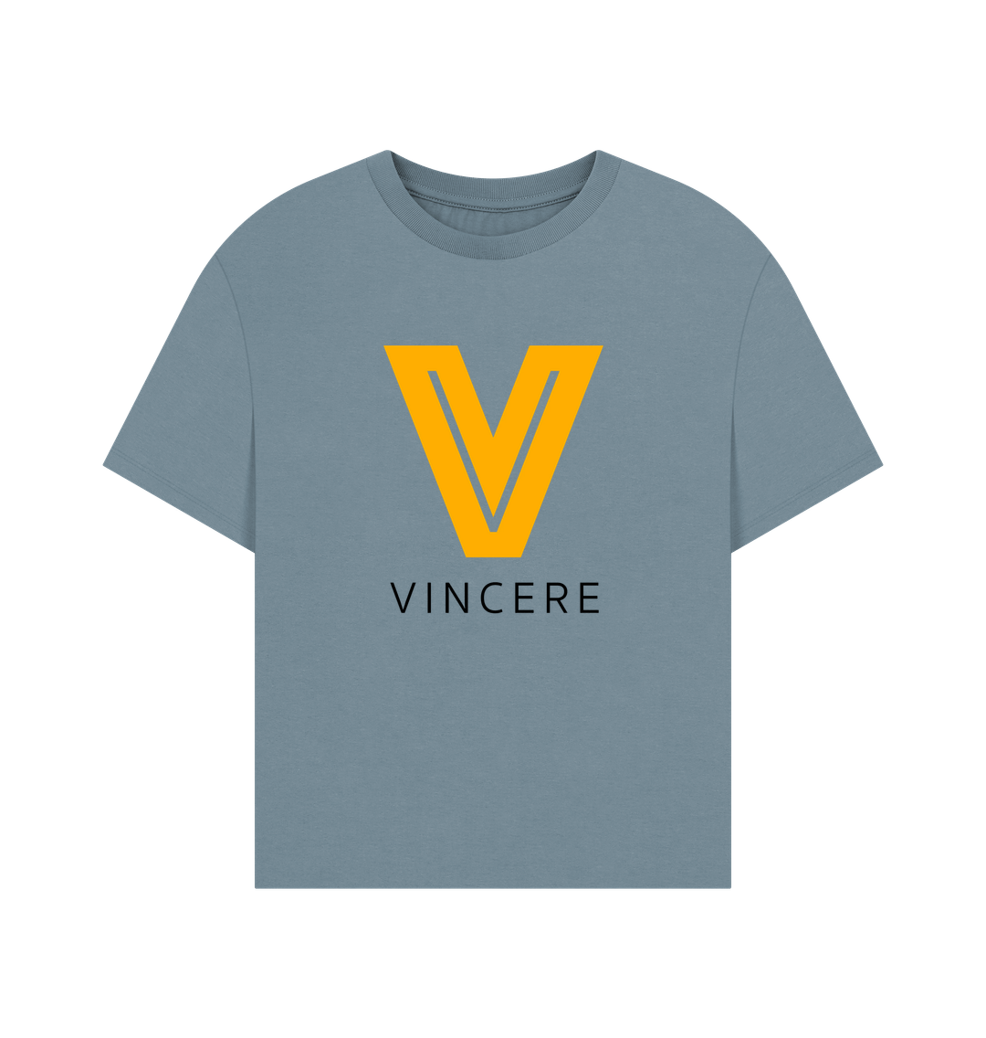 Stone Blue Printed T-shirt