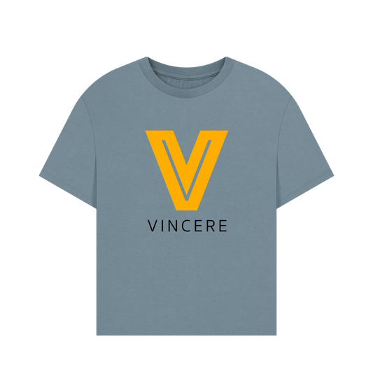 Stone Blue Printed T-shirt