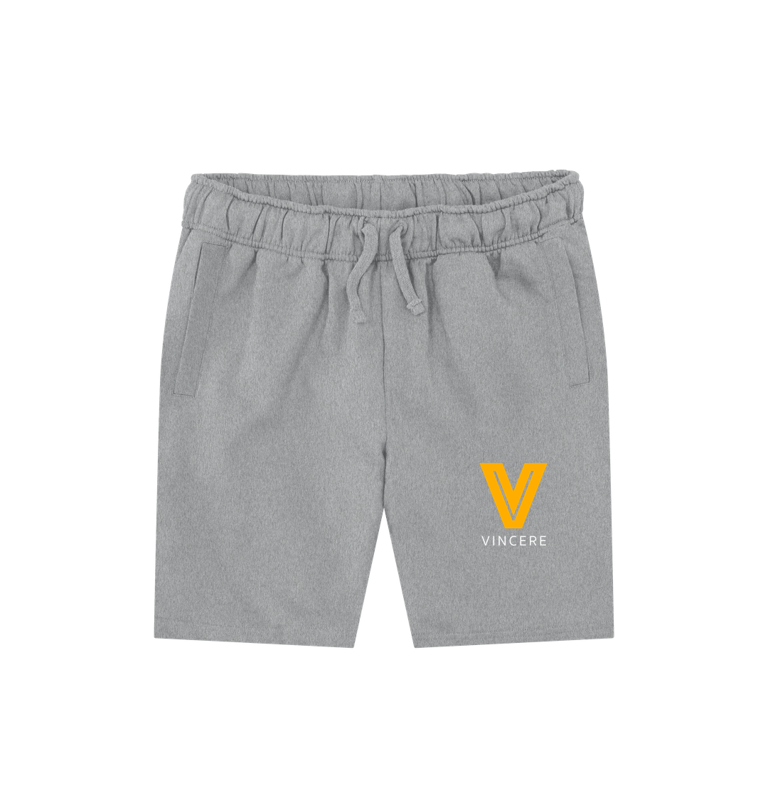 Athletic Grey Printed Mens Shorts