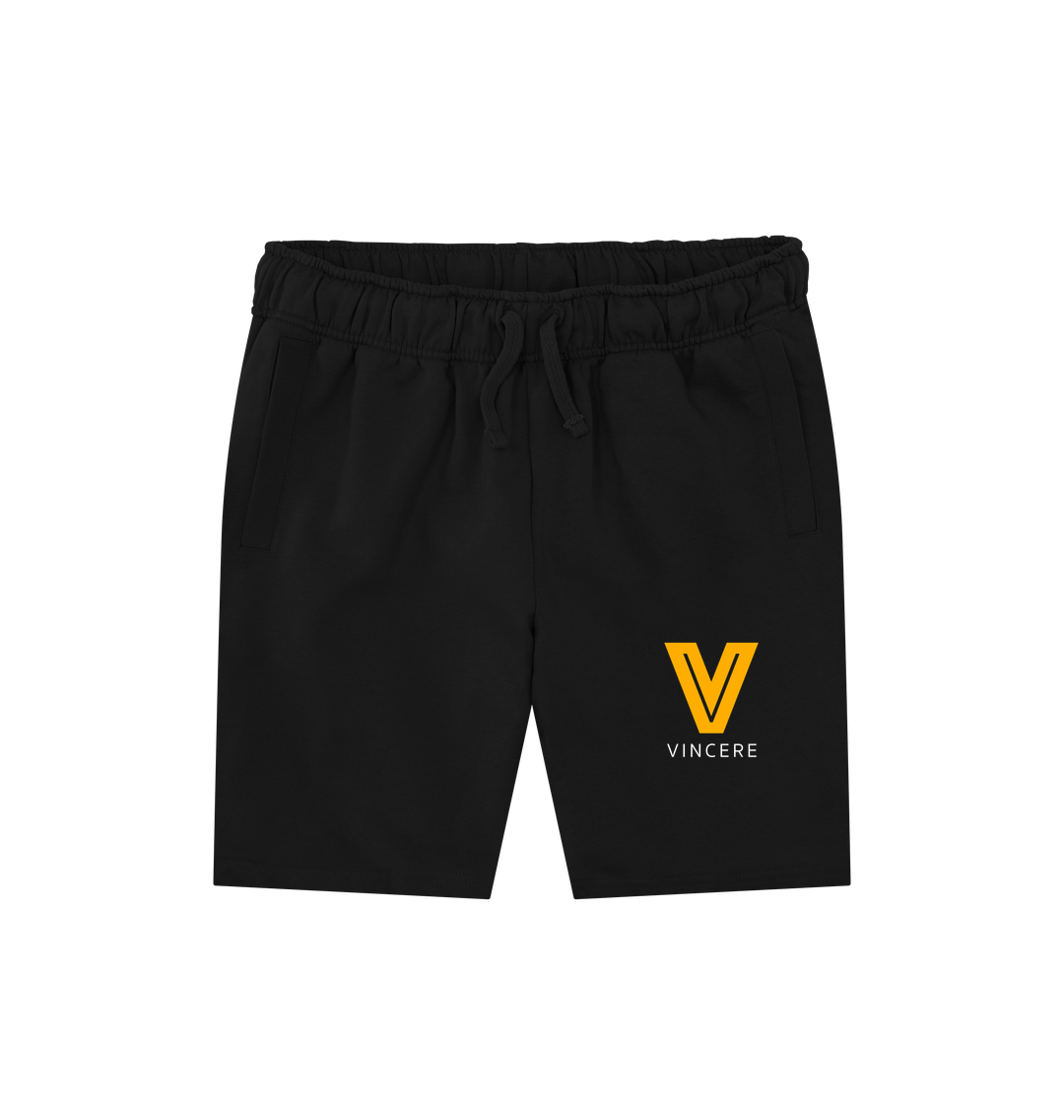 Black Printed Mens Shorts